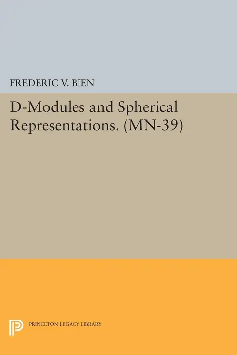 Cover of D-Modules and Spherical Representations