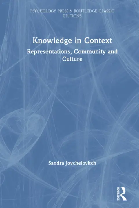 Cover of Knowledge in Context