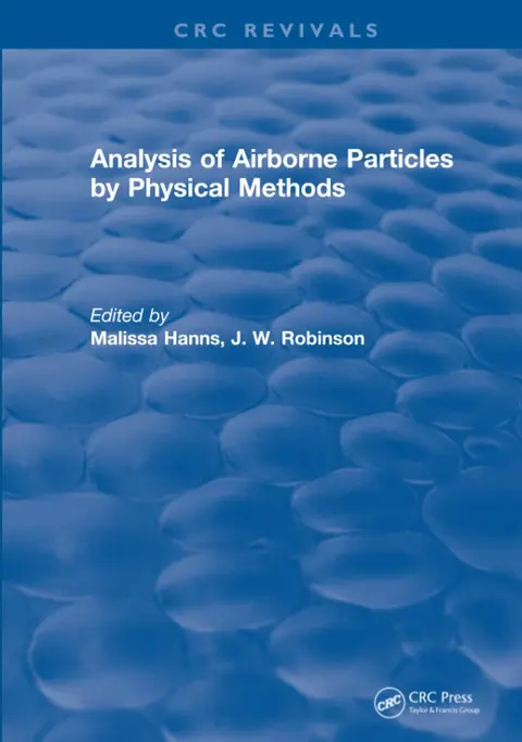 Cover of Analysis of Airborne Particles by Physical Methods