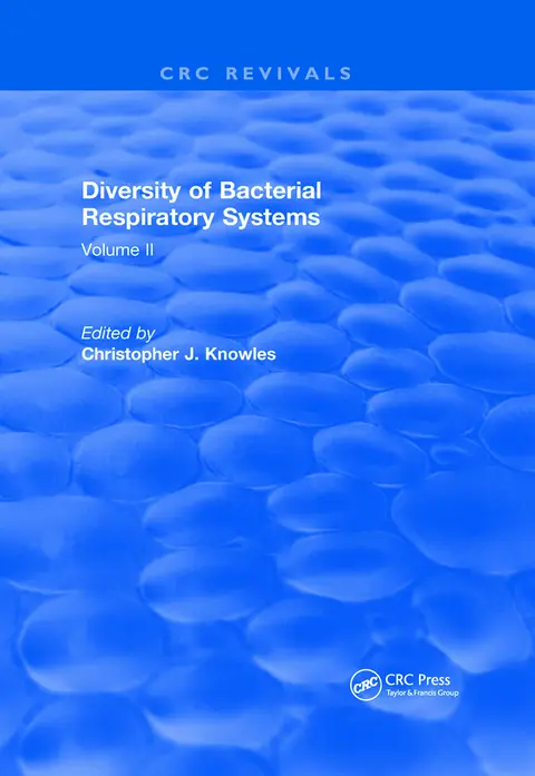 Cover of Diversity of Bacterial Respiratory Systems (2)