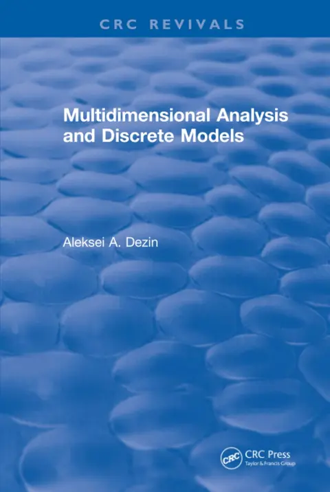 Cover of Multidimensional Analysis and Discrete Models
