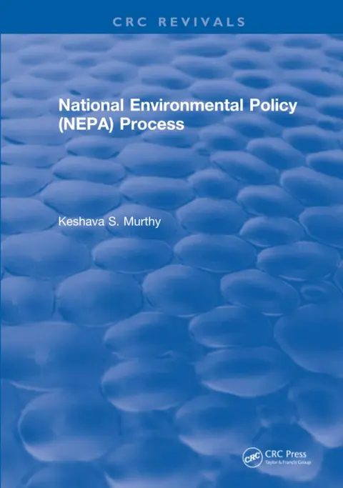 Cover of National Environmental Policy Process