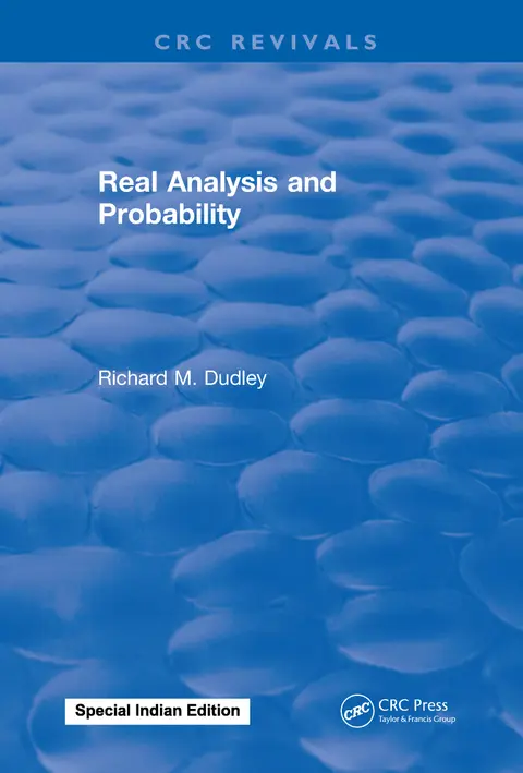 Cover of Real Analysis and Probability