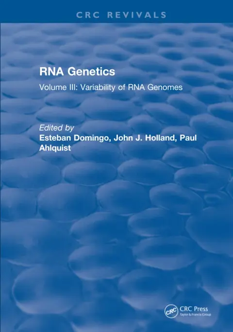 Cover of Rna Genetics
