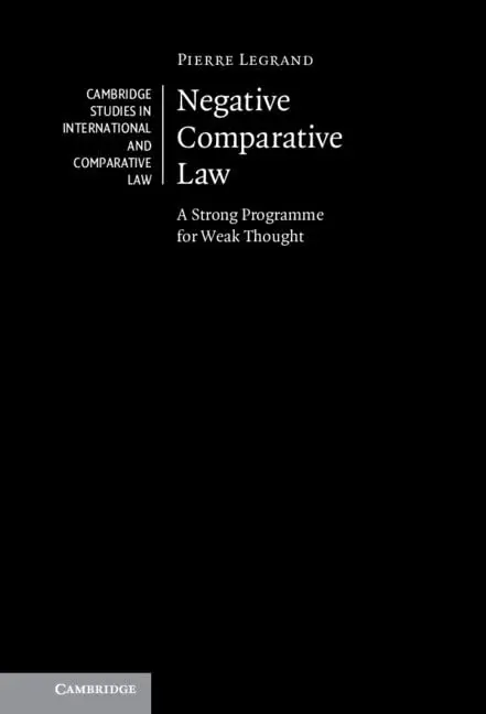 Cover of Negative Comparative Law