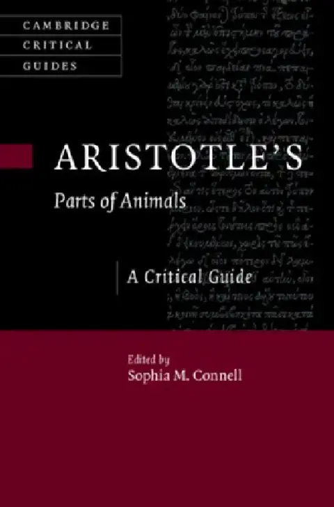Cover of Aristotle's Parts of Animals