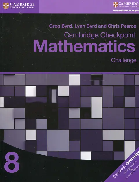 Cover of Cambridge Checkpoint Mathematics Challenge Workbook 8