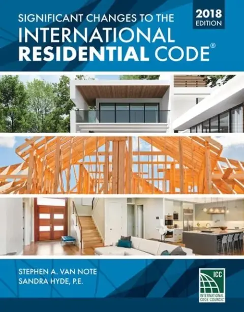 Cover of Significant Changes to the International Residential Code 2018 Edition