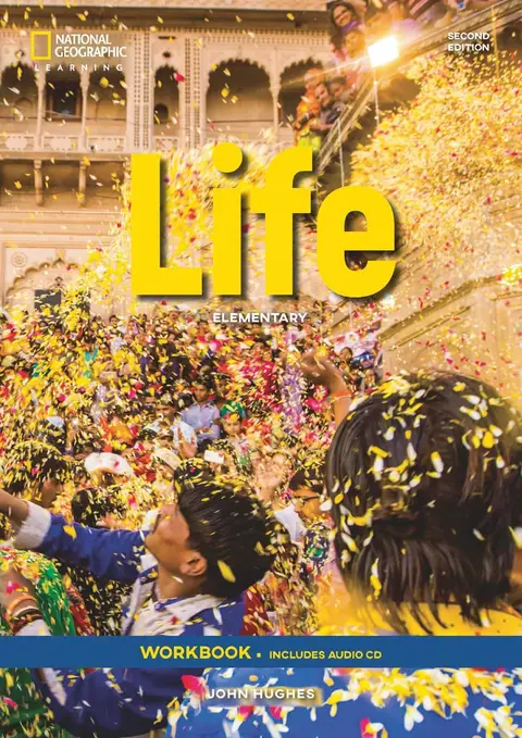 Cover of Life Elementary Workbook with Audio CD