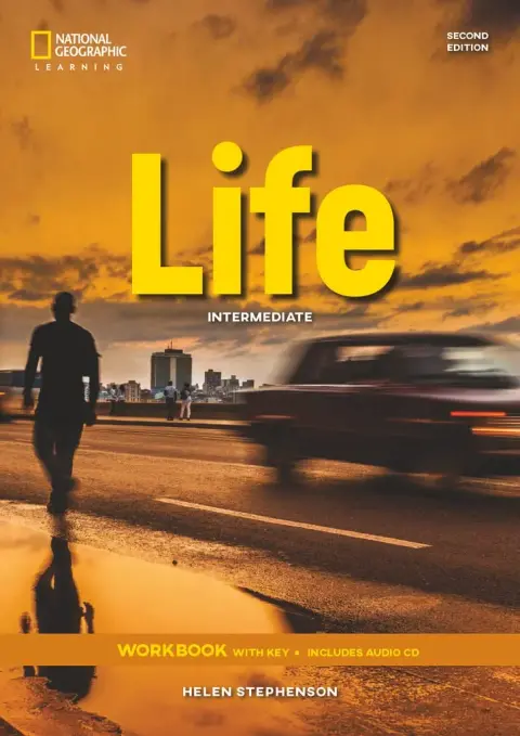 Cover of Life Intermediate Workbook and Key and Audio CD
