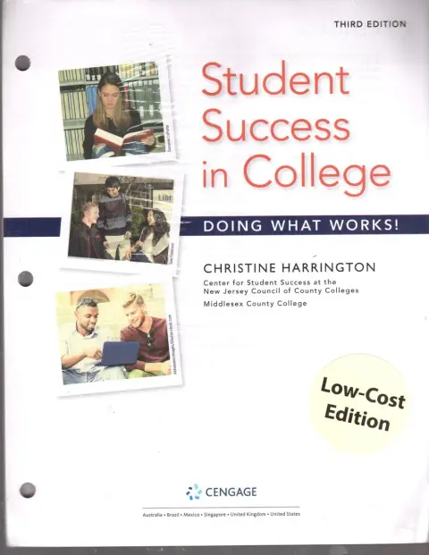 Cover of Student Success in College