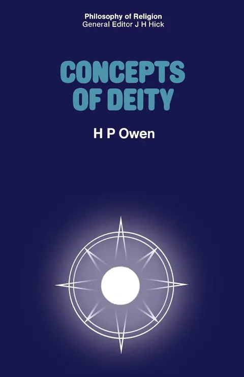 Cover of Concepts of Deity