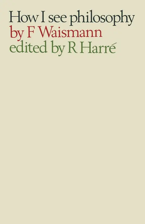Cover of How I See Philosophy