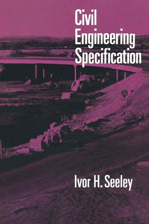 Cover of Civil Engineering Specification