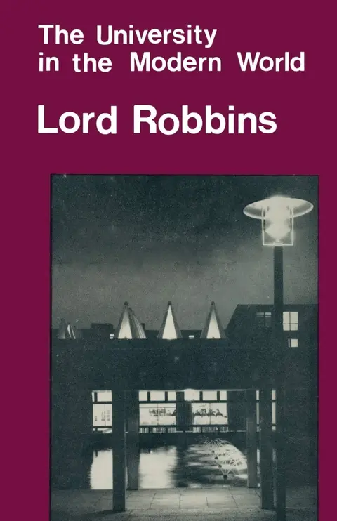 Cover of The University in the Modern World
