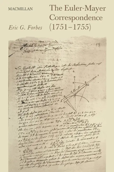 Cover of The Euler-Mayer Correspondence (1751-1755)