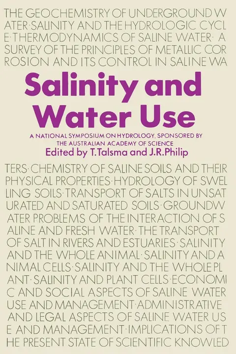 Cover of Salinity and Water Use
