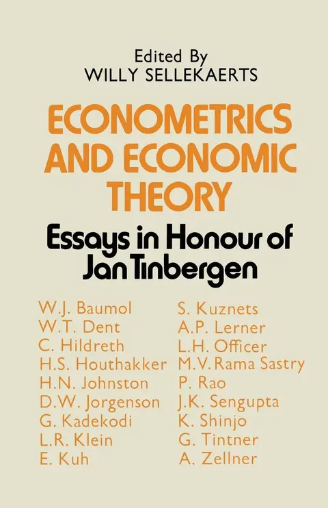 Cover of Econometrics and Economic Theory