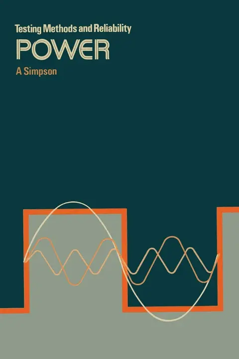 Cover of Testing Methods and Reliability - Power