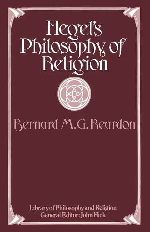 Cover of Hegel’s Philosophy of Religion