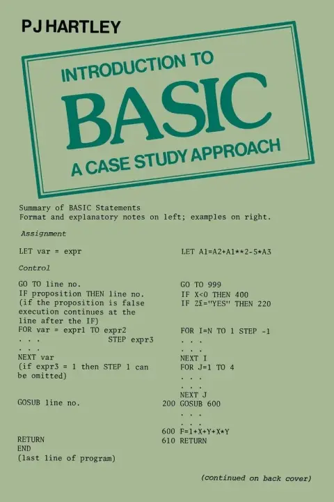Cover of Introduction to Basic