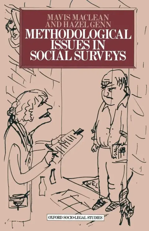 Cover of Methodological Issues in Social Surveys