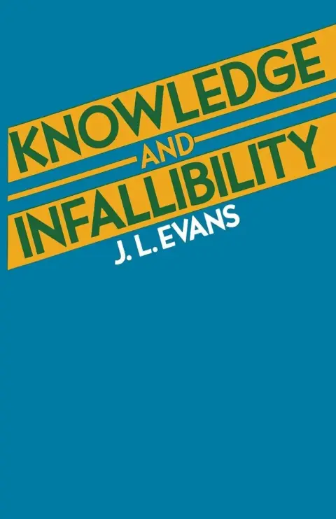 Cover of Knowledge and Infallibility