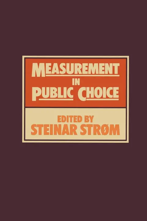 Cover of Measurement in Public Choice