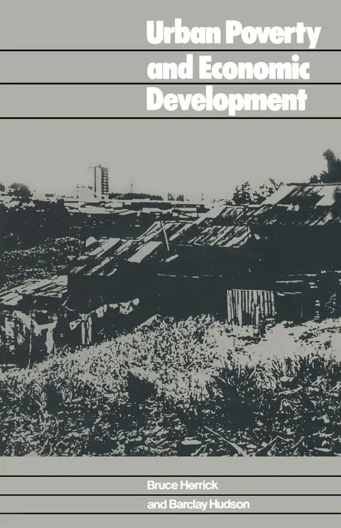 Cover of Urban Poverty and Economic Development