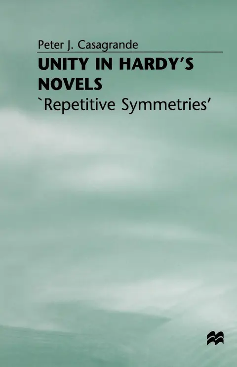 Cover of Unity in Hardy’s Novels