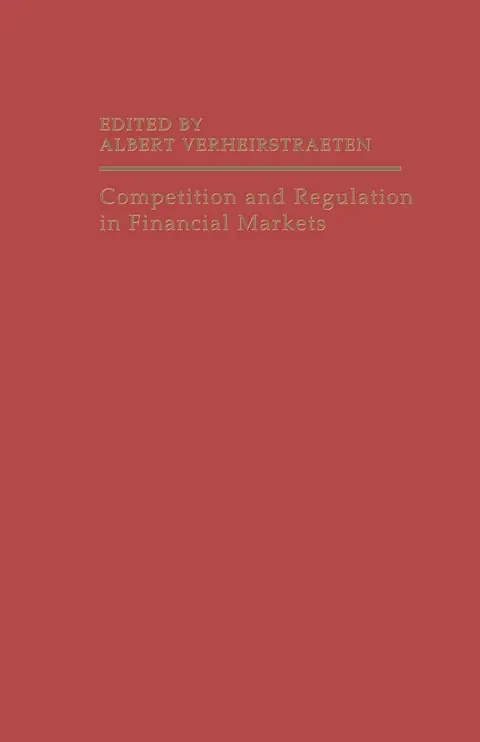 Cover of Competition and Regulation in Financial Markets