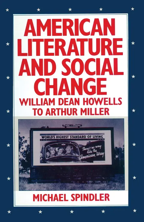 Cover of American Literature and Social Change