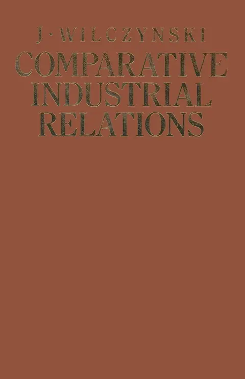 Cover of Comparative Industrial Relations
