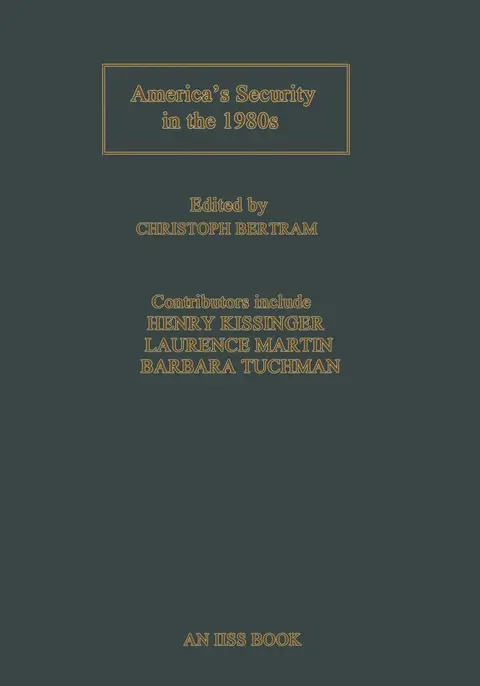 Cover of America’s Security in the 1980s