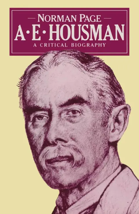 Cover of A. E. Housman