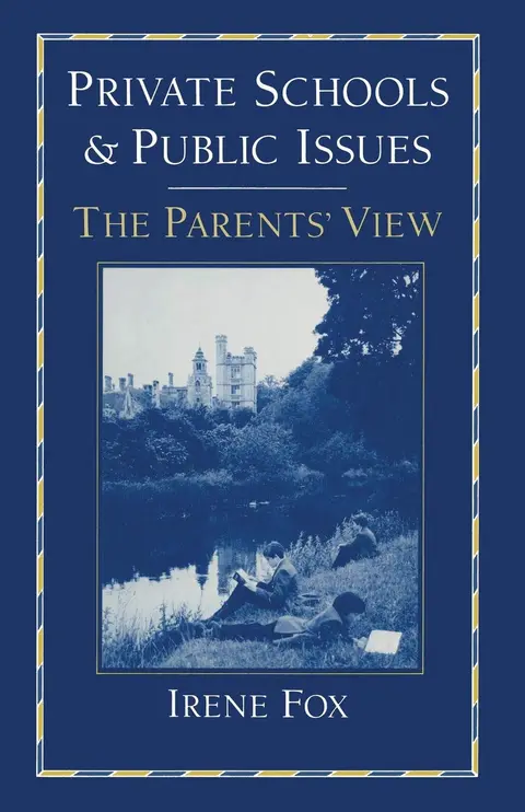 Cover of Private Schools and Public Issues