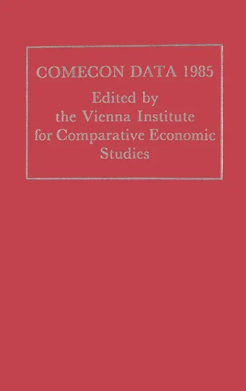 Cover of Comecon Data 1985