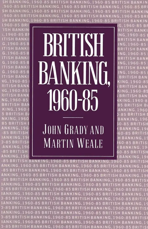 Cover of British Banking, 1960–85