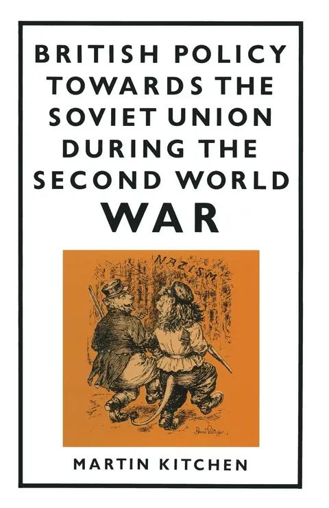 Cover of British Policy Towards the Soviet Union during the Second World War