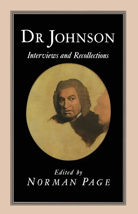 Cover of Dr Johnson