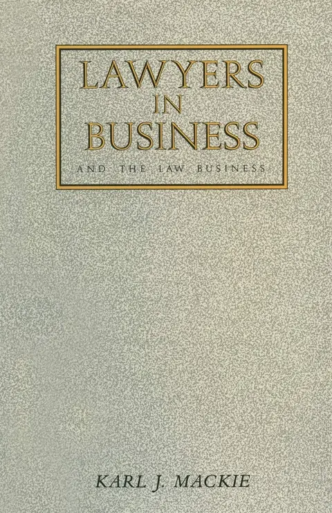 Cover of Lawyers in Business