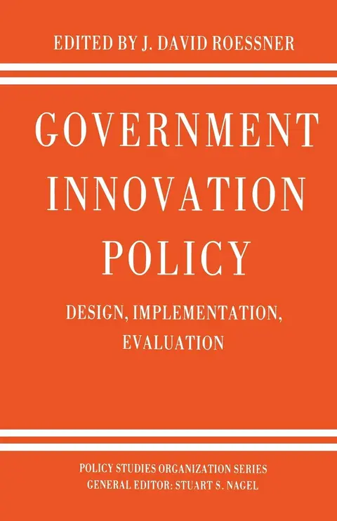 Cover of Government Innovation Policy