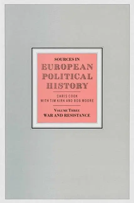 Cover of War and Resistance