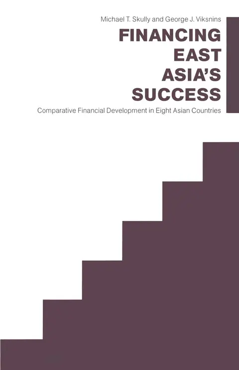 Cover of Financing East Asia’s Success
