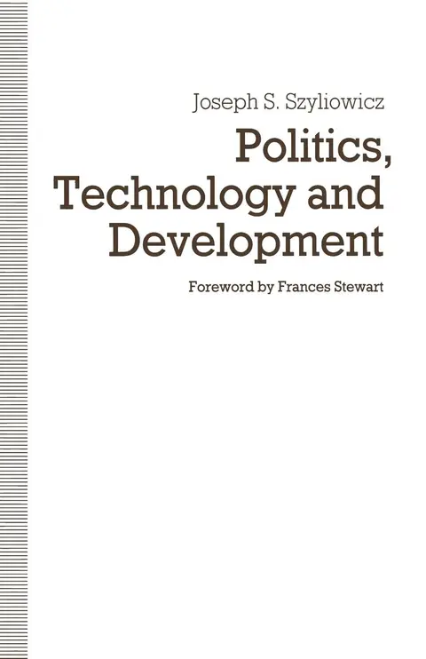 Cover of Politics, Technology and Development