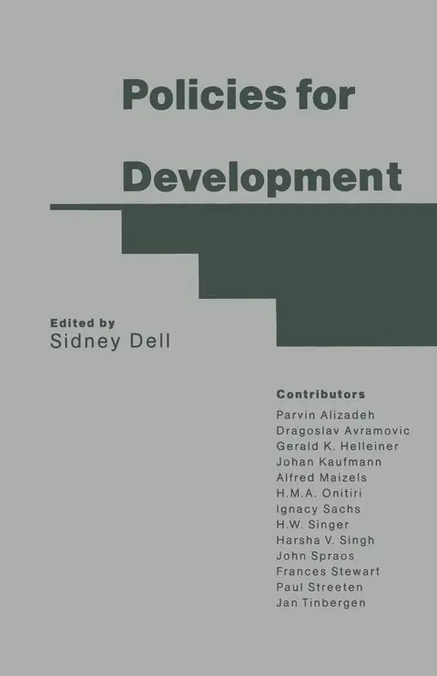Cover of Policies for Development