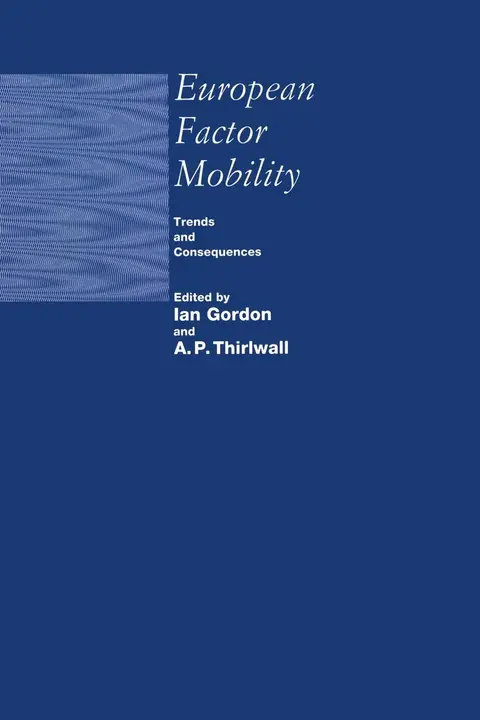 Cover of European Factor Mobility