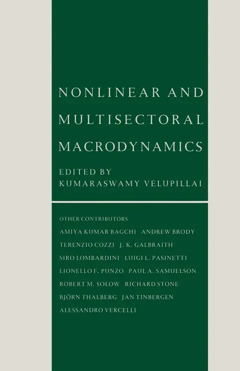 Cover of Nonlinear and Multisectoral Macrodynamics