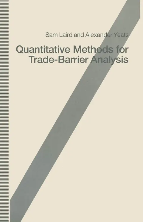 Cover of Quantitative Methods for Trade-Barrier Analysis