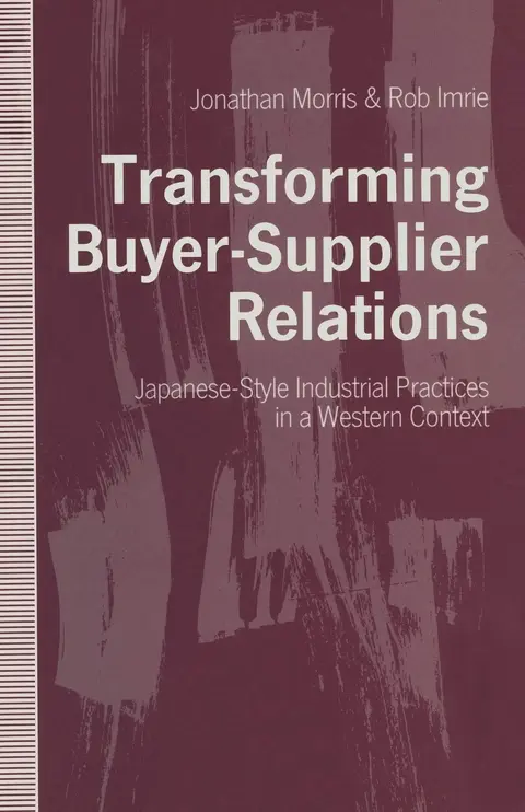 Cover of Transforming Buyer-Supplier Relations